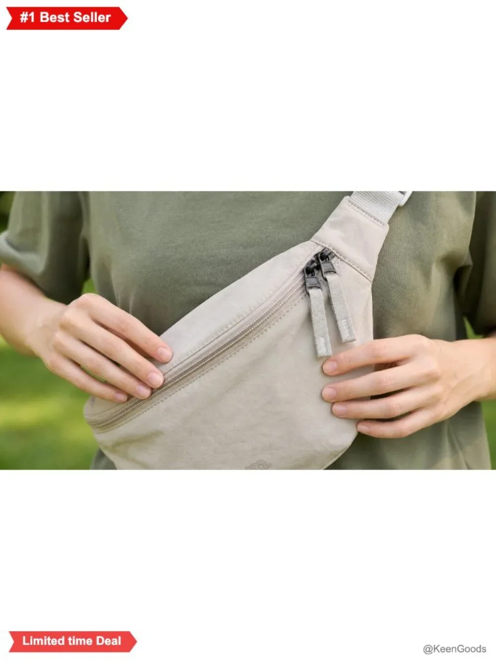 Lightweight Nylon Hobo Purse Crossbody Shoulder Sling Bag